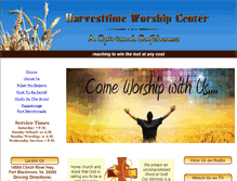 Tablet Screenshot of harvesttime-worshipcenter.org